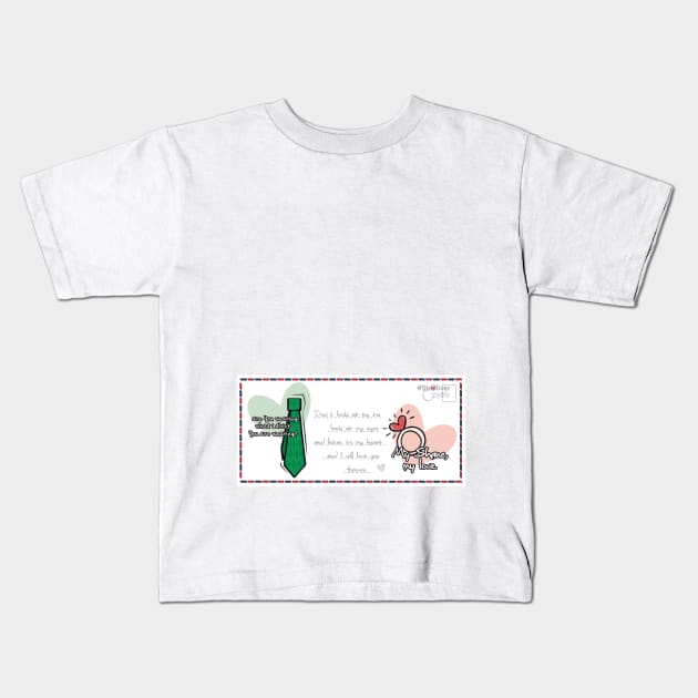 The Ugly Green Tie Kids T-Shirt by Regal_KiLa